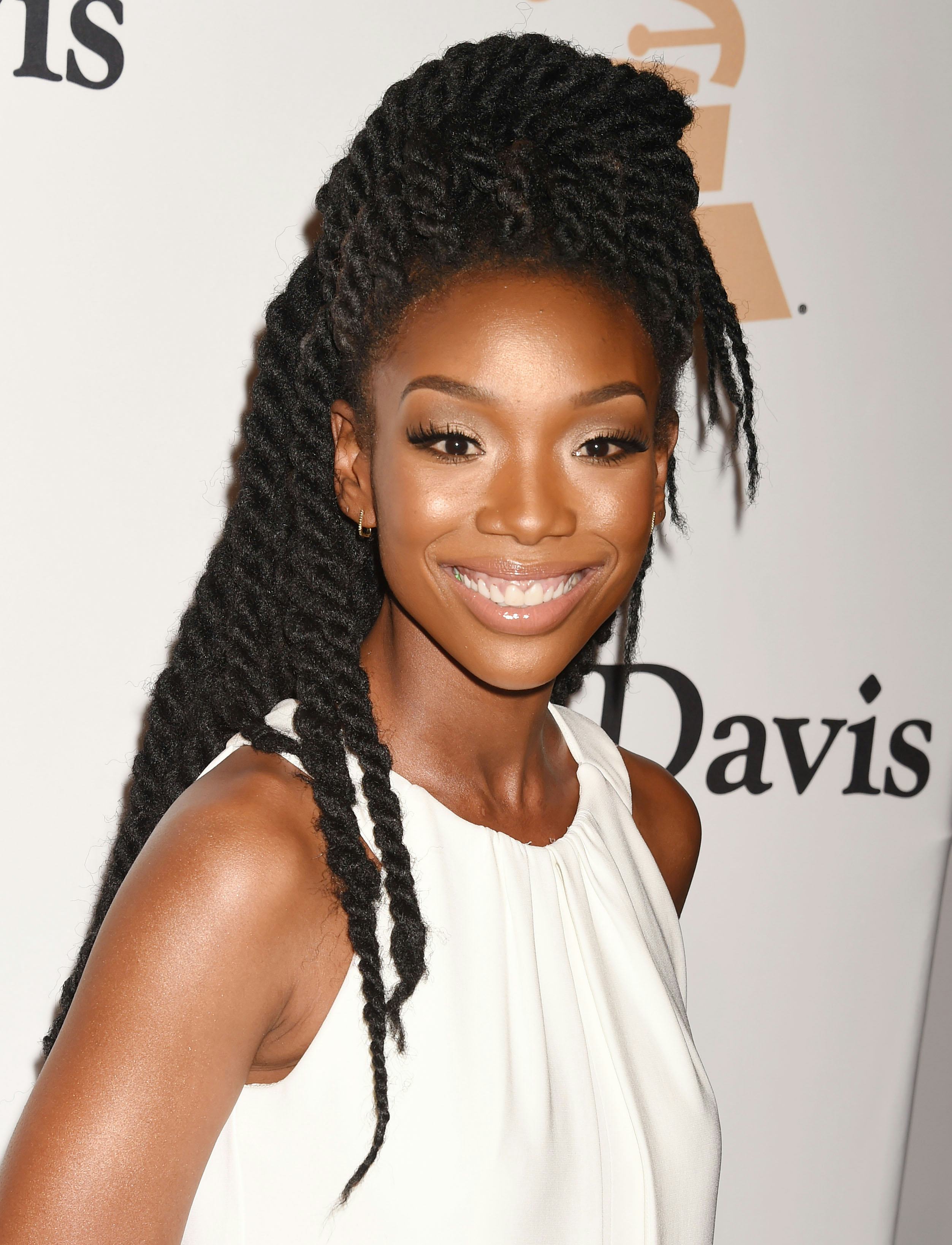 Brandy&rsquo;s twists were an unforgettable Grammys hair moment.
