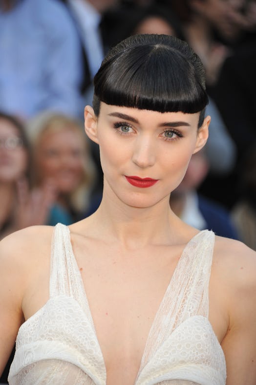 How to wear your baby bangs straight and sleek.