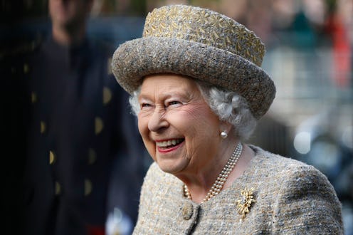 LONDON, UNITED KINGDOM - NOVEMBER 6:  Queen Elizabeth II smiles as she arrives before the Opening of...