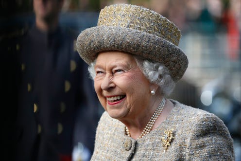 LONDON, UNITED KINGDOM - NOVEMBER 6:  Queen Elizabeth II smiles as she arrives before the Opening of...