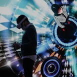 A man experiences the "Metaverse" via VR technology during the Mobile World Congress MWC in Barcelon...