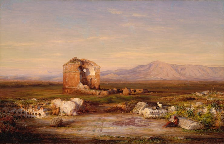 Torre di Schiavi, 1865. Artist Thomas Hiram Hotchkiss. (Photo by Heritage Art/Heritage Images via Ge...