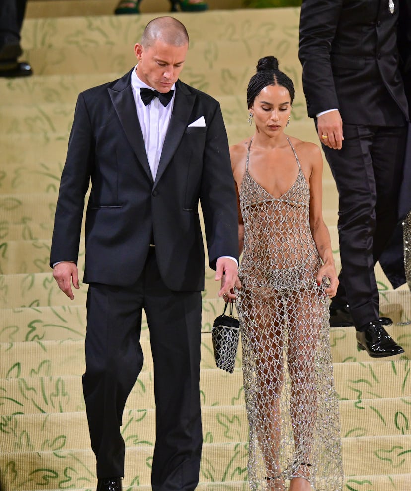 Channing Tatum and Zoë Kravitz at the 2021 Met Gala.