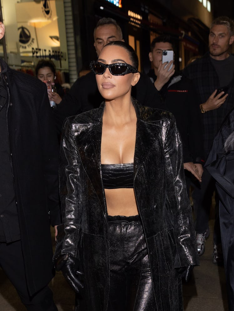 Kim Kardashian removed "West" from her Instagram name shortly after being declared legally single.