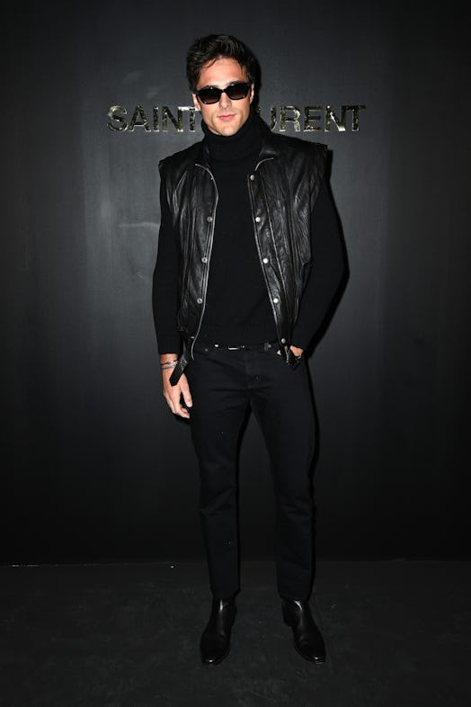 Jacob Elordi at Saint Laurent Paris Fashion Week. 