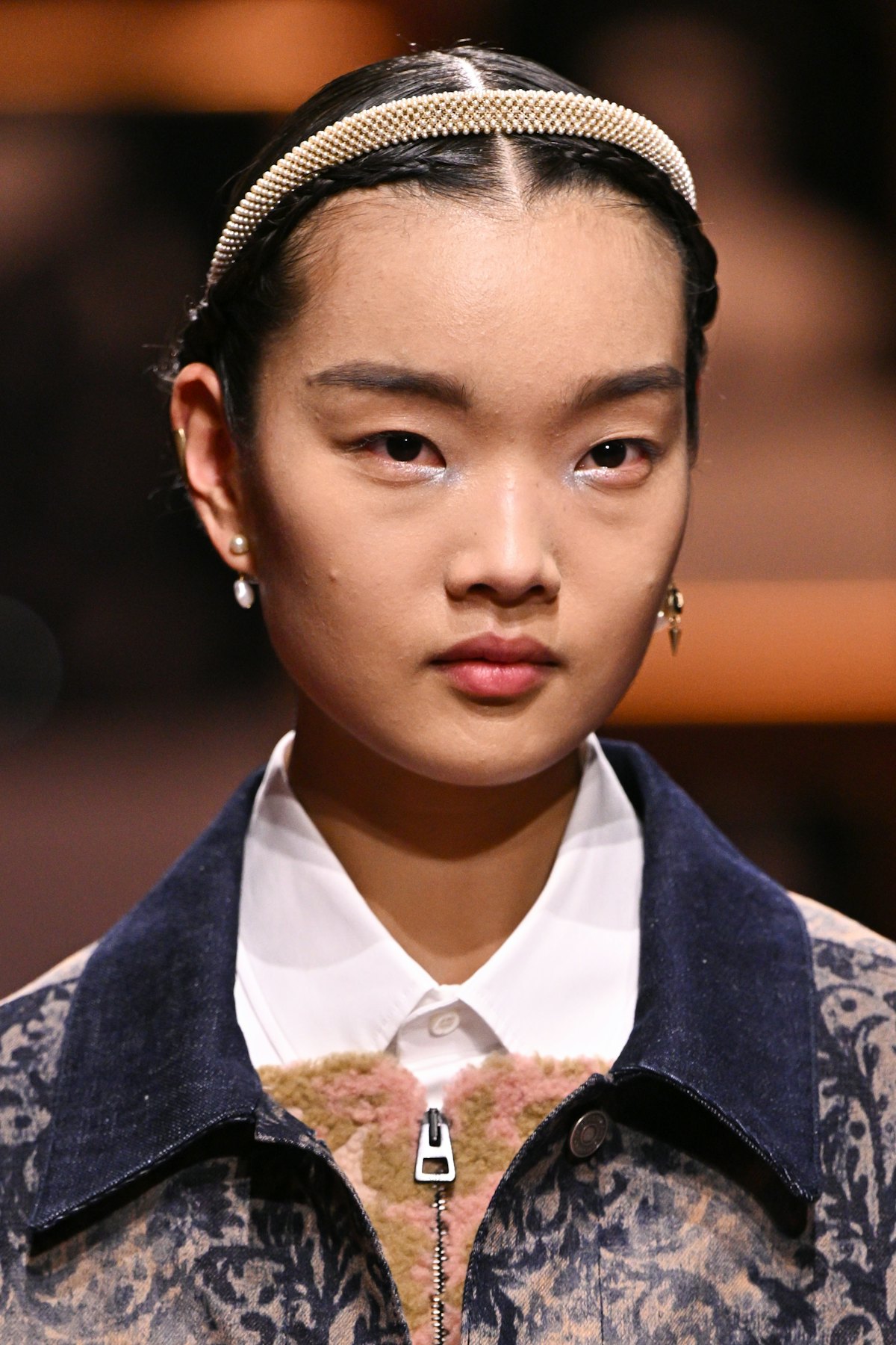 At Paris Fashion Week F/W 2022, the silver eyeshadow at Dior was one of the best makeup looks.