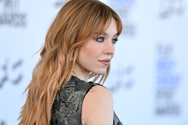 Sydney Sweeney's strawberry blonde red hair made its debut at the 2022 Film Independent Spirit Award...