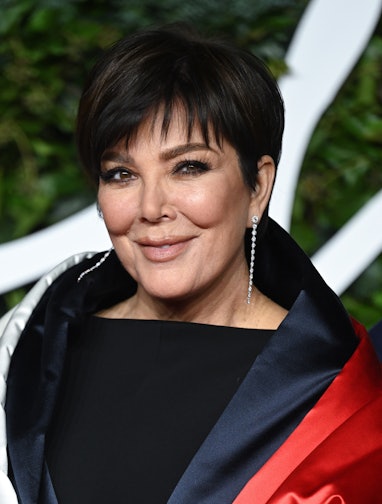 LONDON, ENGLAND - NOVEMBER 29: Kris Jenner attends The Fashion Awards 2021 at the Royal Albert Hall ...