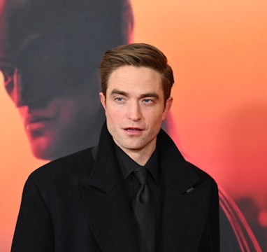 English actor Robert Pattinson arrives for "The Batman" world premiere at Josie Robertson Plaza in N...