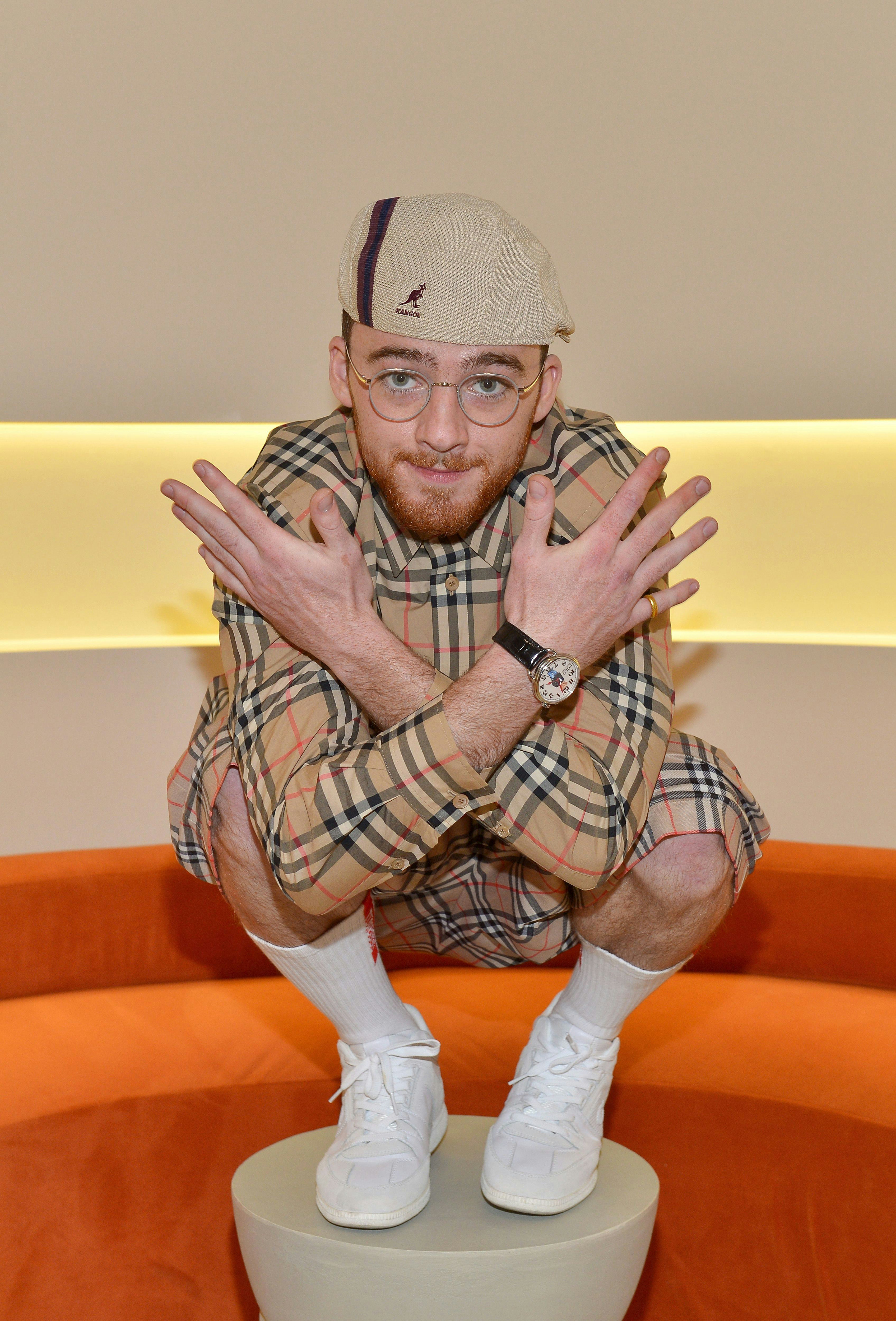 LOS ANGELES, CALIFORNIA - MARCH 03: Angus Cloud attends the Revolve Social Club VIP Opening at Revol...