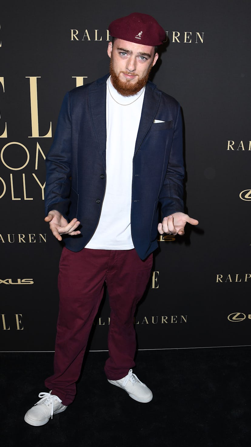 BEVERLY HILLS, CALIFORNIA - OCTOBER 14: Angus Cloud arrives at the 2019 ELLE Women In Hollywood at t...