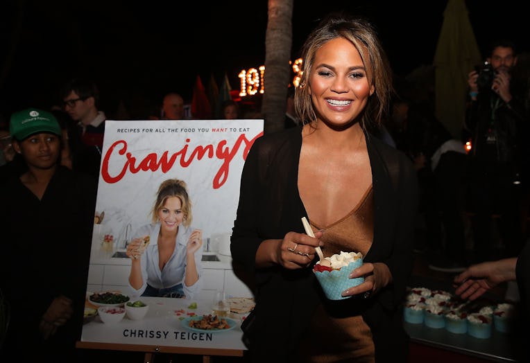 MIAMI BEACH, FL - FEBRUARY 26:  Chrissy Teigen attends Fireman Derek's Midnight Breakfast hosted by ...