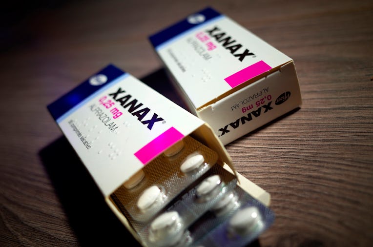 Xanax 0,25 mg Alprazolam France. (Photo by: BSIP/Universal Images Group via Getty Images)