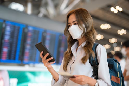 The new iPhone update allows users to use face recognition ID with a mask on.