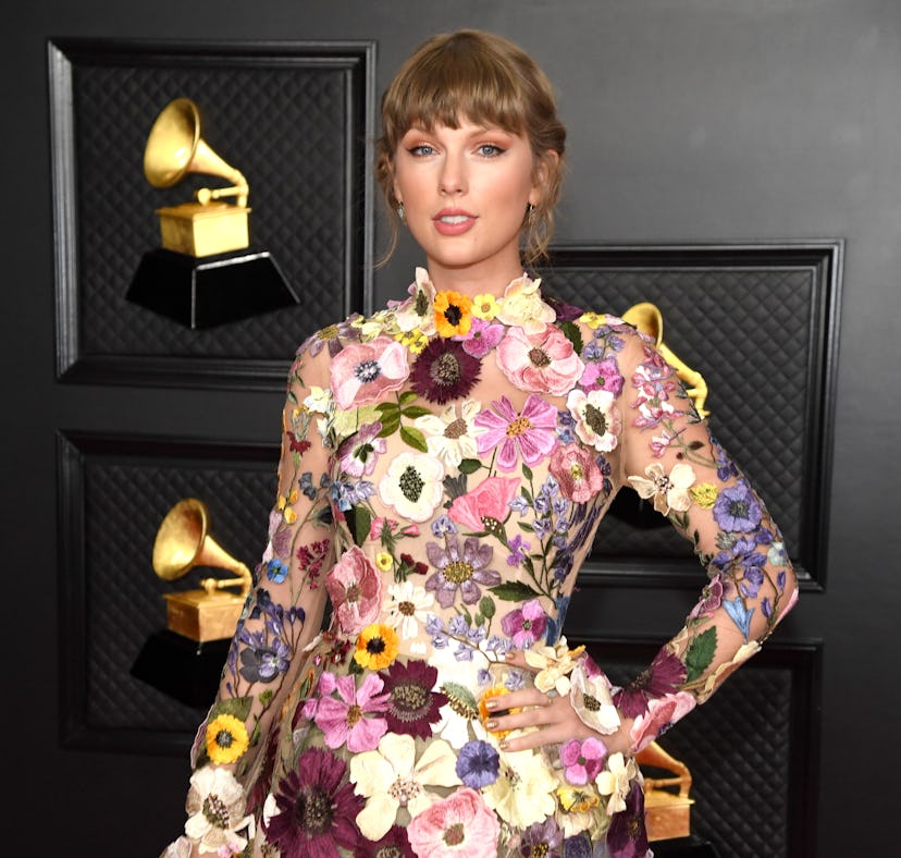 Taylor Swift is nominated for Album of the Year at the 2022 Grammys.