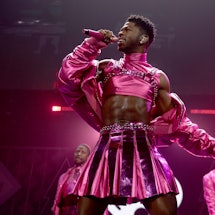 CHICAGO, ILLINOIS - DECEMBER 07: Lil Nas X performs onstage during iHeartRadio 103.5 KISS FM’s Jingl...