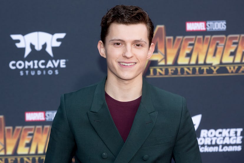 LOS ANGELES, CA - APRIL 23: Tom Holland attends the “Avengers: Infinity War” World Premiere on Apri…