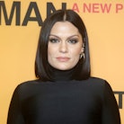 NEW YORK, NEW YORK - OCTOBER 13: Jessie J poses at the opening night of the new play "Thoughts of a ...