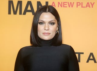 NEW YORK, NEW YORK - OCTOBER 13: Jessie J poses at the opening night of the new play "Thoughts of a ...