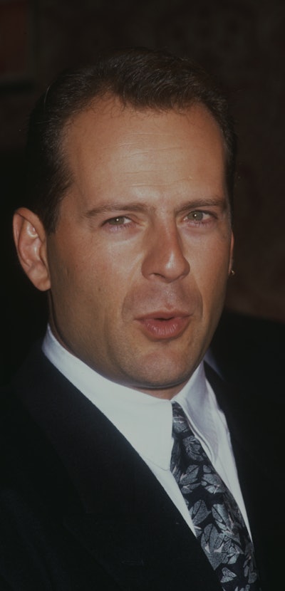 American actor Bruce Willis attends his New York Friars Club Roast, held at the Sheraton Centre in N...