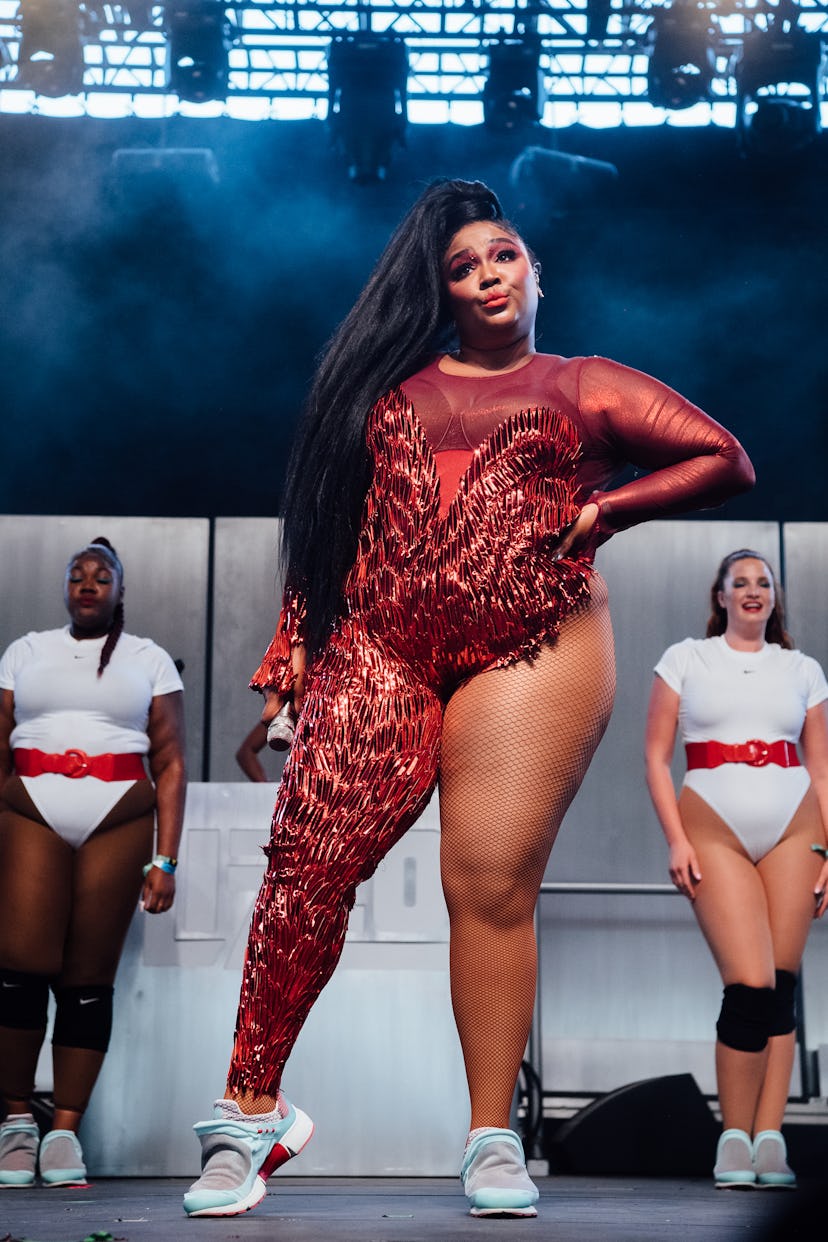 INDIO, CALIFORNIA - APRIL 21: Lizzo performs onstage at the 2019 Coachella Valley Music and Arts Fes...