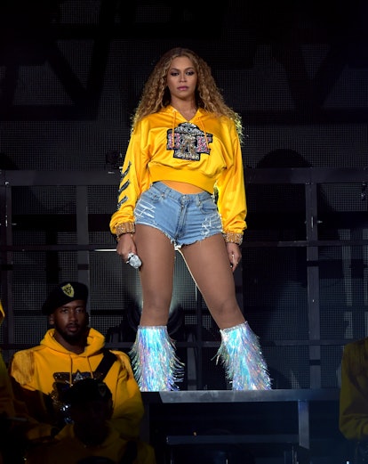 INDIO, CA - APRIL 14:  Beyonce Knowles performs onstage during 2018 Coachella Valley Music And Arts ...