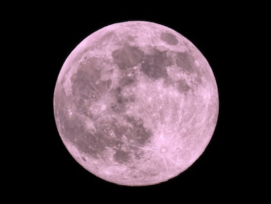 The April 2022 full Pink Moon, which will affect every zodiac sign.