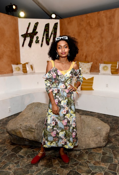 INDIO, CA - APRIL 14: Actor Yara Shahidi attends H&M Loves Coachella Tent during day 1 of the Coache...