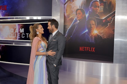 Blake Lively and Ryan Reynolds at 'The Adam Project' premiere in February 2022.