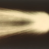 Halley's Comet, 8 May 1910. The head of Halley's Comet as photographed by Dr George Willis Ritchey u...