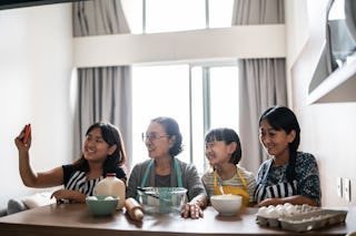 Baking as a family can be a fun thing to do on Mother's Day.