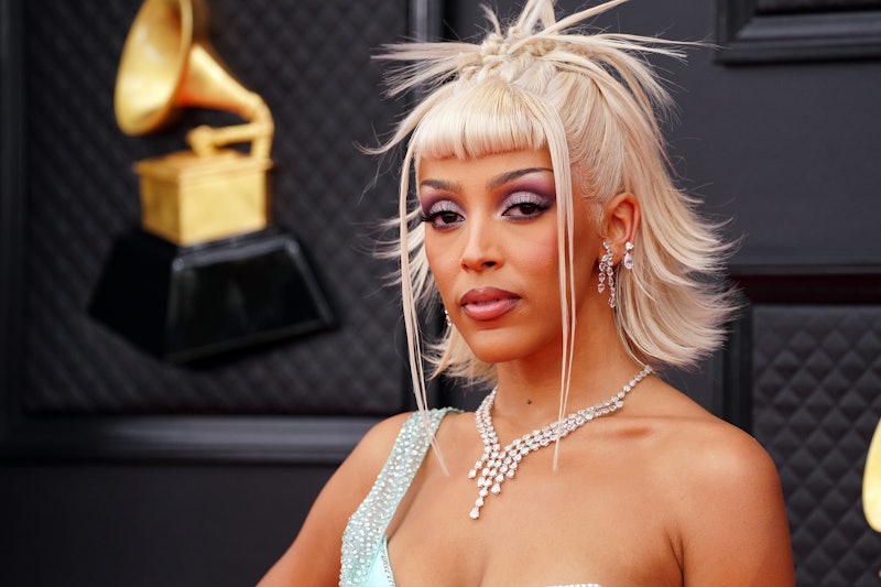LAS VEGAS, NEVADA - APRIL 03: Doja Cat attends the 64th Annual GRAMMY Awards at MGM Grand Garden Are...