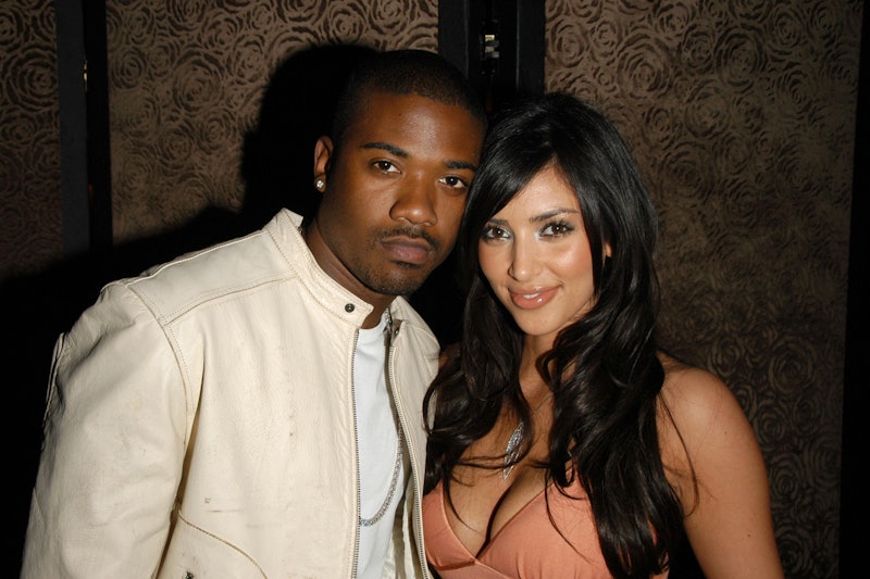 - MARCH 22: Ray J and Kim Kardashian attend Charlotte Ronson Fall/Winter 2006 Collection at Library ...