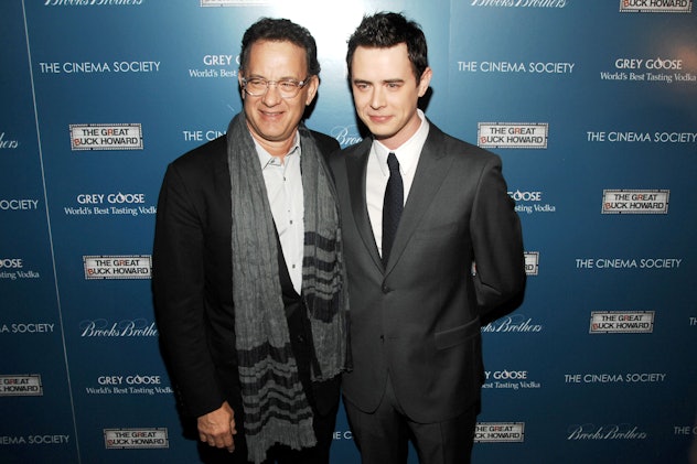 Tom Hanks and his son Colin Hanks attend a screening together in 2009.