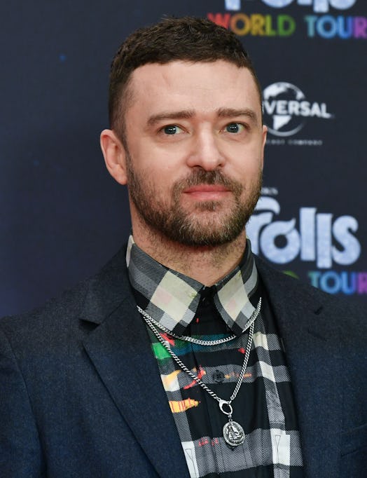 Justin Timberlake had an angry reaction to a question about Britney Spears' pregnancy.