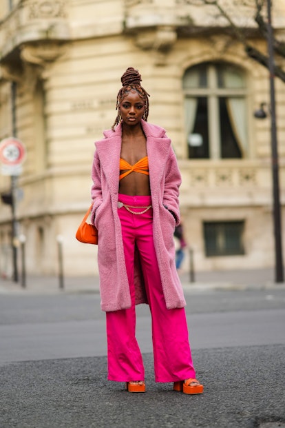 Pops of Pink  Hot pink handbags, Outfit inspirations, Outfits