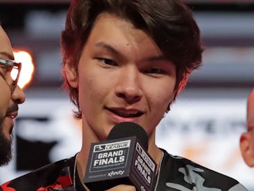 PHILADELPHIA, PA - SEPTEMBER 29: Jay Won Sinatraa of the San Francisco Shock is interviewed after th...