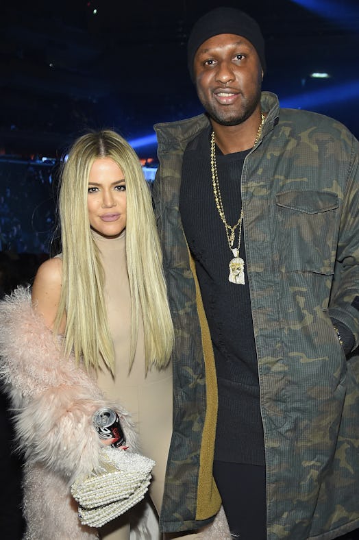 Khloé Kardashian and Lamar Odom in 2016.