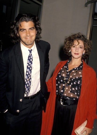 George Clooney and Talia Balsam at the Century Plaza Hotel in Century City, California.