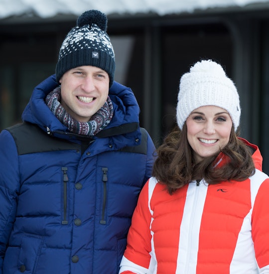 Kate Middleton and Prince William went skiing with their kids.