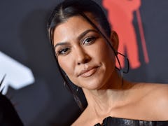 Kourtney Kardashian's matcha latte recipe includes maple syrup as an ingredient, according to Poosh.