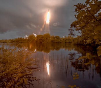 KOUROU, FRENCH GUIANA  - DECEMBER 25: In this handout image provided by the U.S. National Aeronatics...