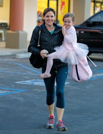 Jennifer Garner and Seraphina Affleck are seen on December 13, 2013 in Los Angeles, California. 