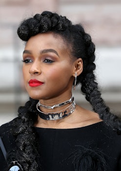 PARIS, FRANCE - OCTOBER 05:  Janelle Monae attends Stella McCartney show at the Opera on October 5, ...