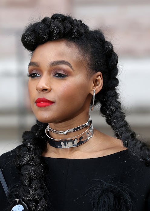 PARIS, FRANCE - OCTOBER 05: Janelle Monae attends Stella McCartney show at the Opera on October 5, ...