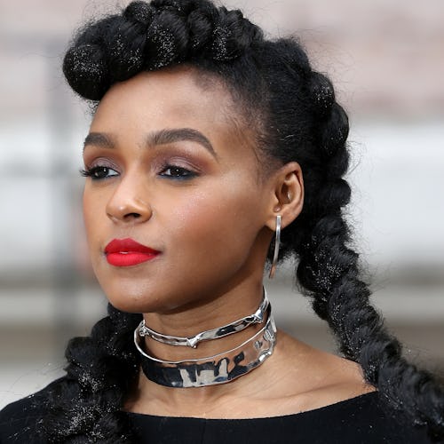 PARIS, FRANCE - OCTOBER 05:  Janelle Monae attends Stella McCartney show at the Opera on October 5, ...