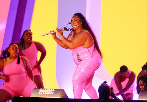 NEW YORK, NEW YORK - SEPTEMBER 25: Lizzo performs at 2021 Global Citizen Live: New York on September...