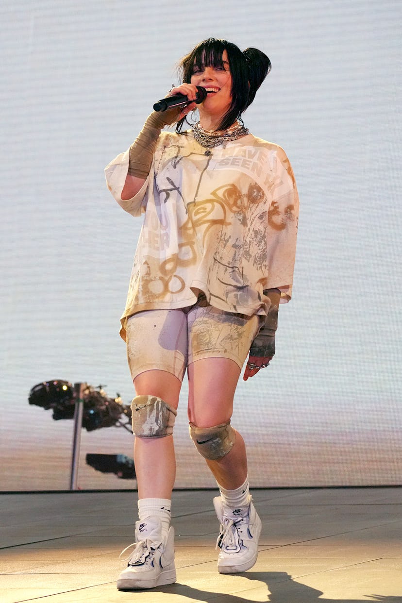 INDIO, CALIFORNIA - APRIL 16: Billie Eilish performs onstage at the Coachella Stage during the 2022 ...