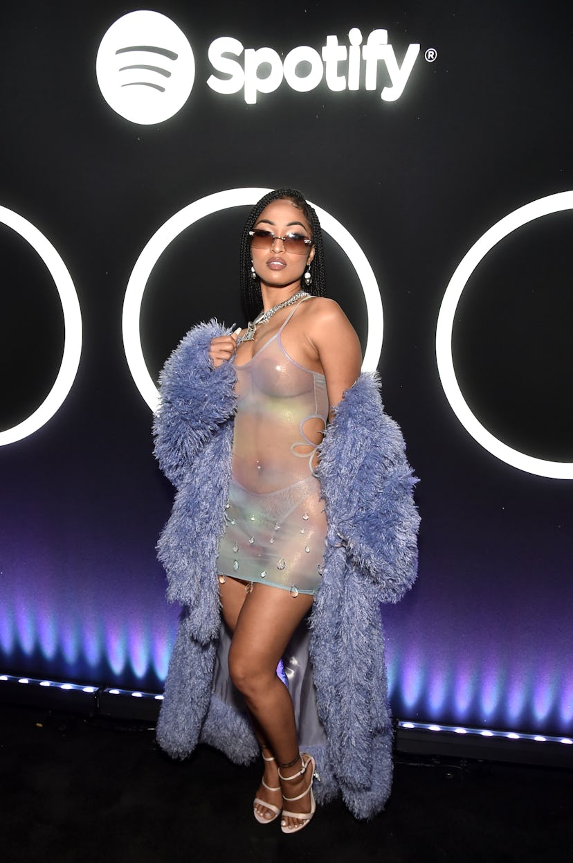 COACHELLA, CALIFORNIA - APRIL 15: Shenseea attends the Swedish House Mafia “Paradise Again” Album Re...