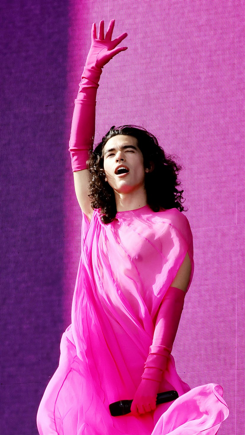 Conan Gray performs onstage at the Coachella Stage during the 2022 Coachella Valley Music And Arts F...